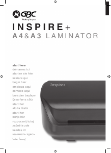 Instrukcja GBC Inspire+ Laminator