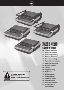 Handleiding GBC CombBind C366E Inbindmachine