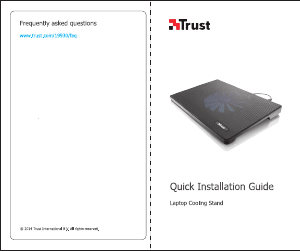 Посібник Trust Frio Підставка для охолодження ноутбука