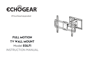 Manual Echogear EGLF1 Wall Mount