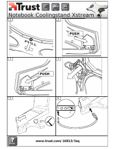 Manual de uso Trust Xstream Soporte refrigerador para portátil