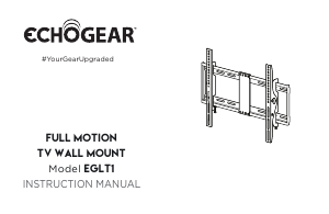 Handleiding Echogear EGLT1 Muurbeugel