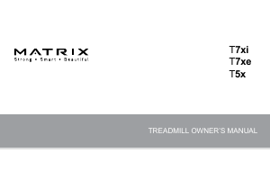 Manual Matrix T7xe Treadmill