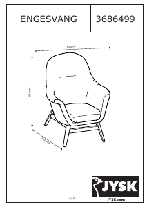 Handleiding JYSK Engesvang Fauteuil