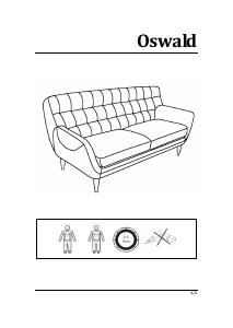 Hướng dẫn sử dụng JYSK Ulkensdal Ghế sofa