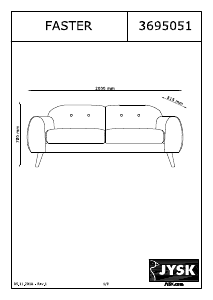 Brugsanvisning JYSK Faster Sofa