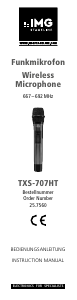 Handleiding IMG Stageline TCS-707HT Microfoon