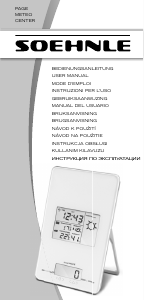 Návod Soehnle 66223 Page Meteo Center Kuchynská váha