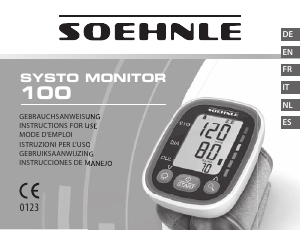 Manuale Soehnle Systo Monitor 100 Misuratore di pressione