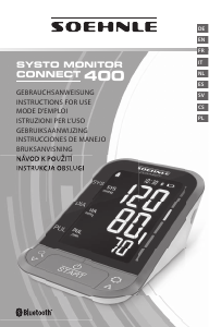 Bruksanvisning Soehnle Systo Monitor Connect 400 Blodtrycksmätare
