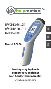 Handleiding Helpmation RC008 Thermometer