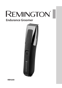 Manual Remington MB4200 Endurance Aparador de barba