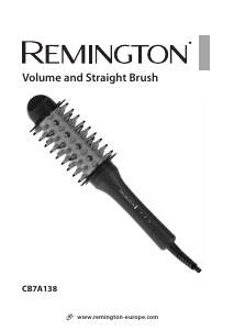 Kullanım kılavuzu Remington CB7A138 Volume and Straight Saç şekillendirici