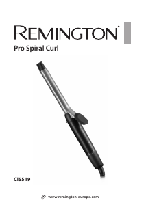 Manuale Remington CI5519 Pro Spiral Curl Modellatore per capelli