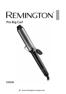 Priročnik Remington CI5538 Pro Big Curl Oblikovalec za lase