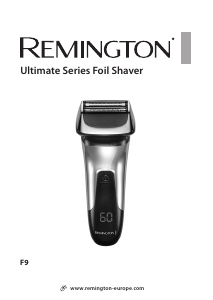 Manual Remington XF9000 Ultimate Series Máquina barbear