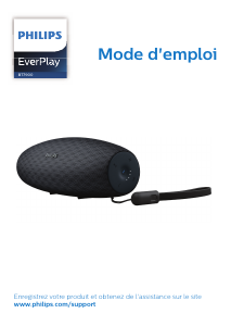 Mode d’emploi Philips BT7900B EverPlay Haut-parleur