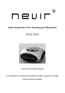 Manual de uso Nevir NVR-350A Radiodespertador