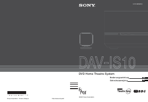 Handleiding Sony DAV-IS10 Home cinema set