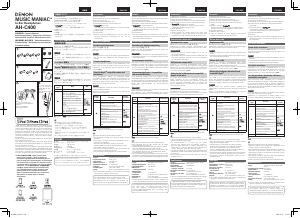 Instrukcja Denon AH-C400 Słuchawki