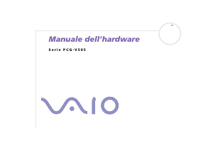 Manuale Sony Vaio PCG-V505CP Notebook