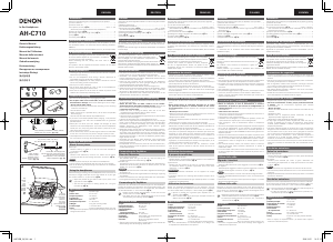 Manual Denon AH-C710 Headphone