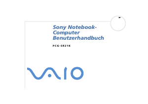 Bedienungsanleitung Sony Vaio PCG-SR21K Notebook