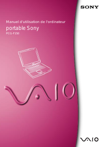 Mode d’emploi Sony Vaio PCG-F150 Ordinateur portable