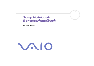 Bedienungsanleitung Sony Vaio PCG-NV205 Notebook