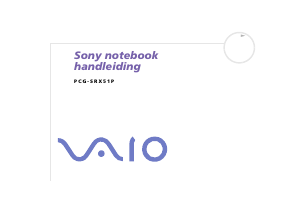 Handleiding Sony Vaio PCG-SRX51P Laptop