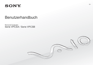 Bedienungsanleitung Sony Vaio VPCSB2A7R Notebook