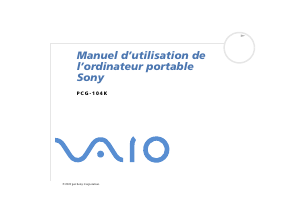 Mode d’emploi Sony Vaio PCG-F104K Ordinateur portable