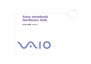 Handleiding Sony Vaio PCG-GRX616SP Laptop