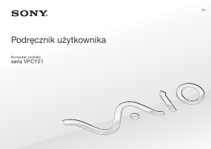 Instrukcja Sony Vaio VPCY21C5E Komputer przenośny