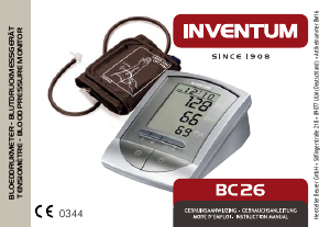 Manual Inventum BC26 Blood Pressure Monitor