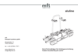 Handleiding MFT Aluline Fietsendrager