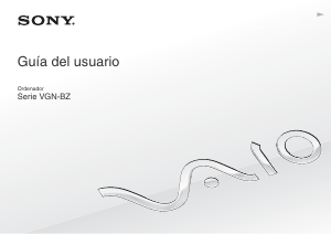 Manual de uso Sony Vaio VGN-BZ31XT Portátil