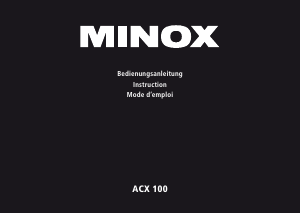 Mode d’emploi MINOX ACX 100 Caméscope action