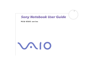 Manual Sony Vaio PCG-V505AK Laptop
