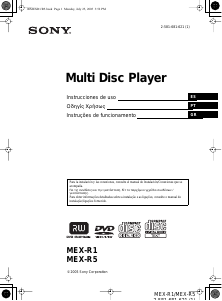Manual de uso Sony MEX-R5 Radio para coche