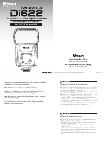 Manual Nissin Di622 Mark II (for Canon, Nikon and Sony) Flash