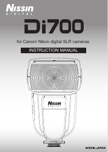 Manual Nissin Di700 (for Canon and Nikon) Flash