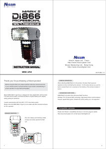Manual Nissin Di866 mark II (for Sony) Flash