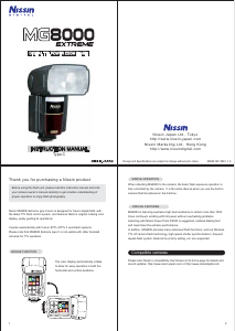 Manual Nissin MG8000 Extreme (for Canon) Flash