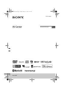 Manual Sony XAV-602BT Auto-rádio