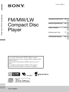 Instrukcja Sony CDX-GT660UV Radio samochodowe