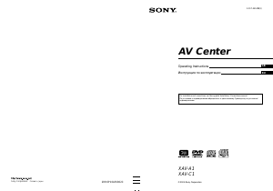 Manual Sony XAV-A1 Car Radio