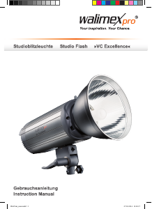 Bedienungsanleitung WalimexPro VC-400 Excellence Blitz