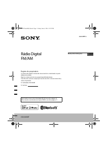 Manual Sony DSX-M50BT Auto-rádio