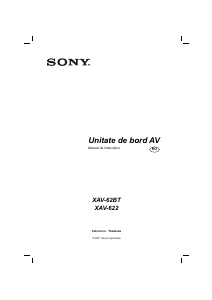 Manual Sony XAV-62BT Player auto